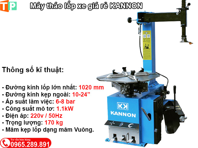 Máy tháo lốp xe máy giá rẻ Kannon K20